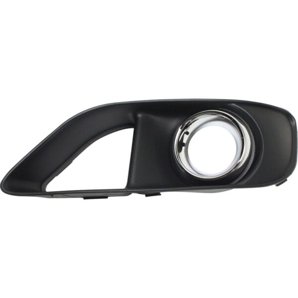 Fog Lamp Bezel Front Passenger Side Chrysler 300 2012-2014 With Chrome Ring Srt-8 With Sensor , CH1039151 - Image 2
