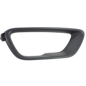 Fog Lamp Trim Front Passenger Side Jeep Grand Cherokee 2017-2021 Ptd Gray Outer Trim Ring Laredo/Overland/Ltd/Traidriver Sideawk Model , CH1039199