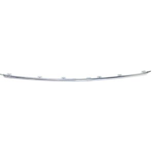 Bumper Moulding Front Center Chrysler 300 2015-2021 Primed Silver/Platinum (Fit 2017-18 S Model Without App Pkg) , CH1044123