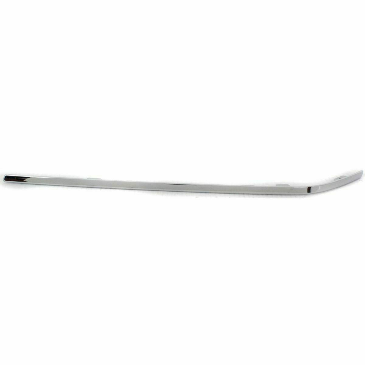Bumper Strip Front Driver Side Chrysler 300 2005-2010 Without H/Lp Wash Hole Chrome 3.5L , CH1058129