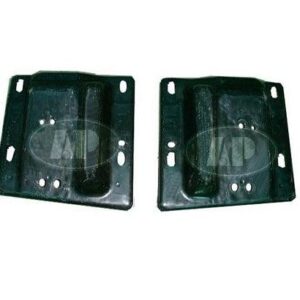 Bumper Bracket Front Driver Side Dodge Ram 1500 2002-2005 Without Tow Hooks Beam To Frame Steel , CH1066131