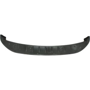 Valance Bumper Front Dodge Ram 1500 2009-2010 Matte-Black For 1 Piece Bumper Capa , CH1090146C