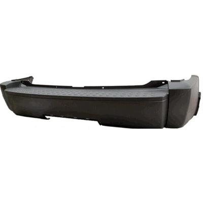 Bumper Rear Dodge Nitro 2007-2009 Matte-Black With Trailer Hitch Hole , CH1100880