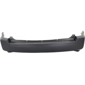 Bumper Rear Jeep Patriot 2007-2010 Primed Without Towith Chrome Style , CH1100890