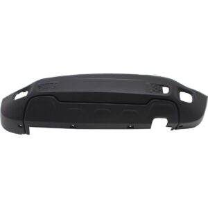 Bumper Rear Jeep Renegade 2015-2018 1Pc Style Without Sensor/Trailer Hitch Hole With Right Side Tow Hook Hole , CH1100A06