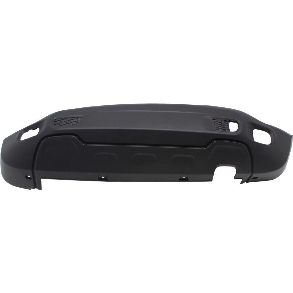 Bumper Rear Jeep Renegade 2015-2018 1Pc Style Without Sensor/Trailer Hitch Hole With Right Side Tow Hook Hole , CH1100A06