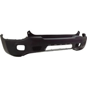 Bumper Rear Upper Jeep Renegade 2015-2018 Without Sensor With Trailer Hitch (Will Require Separate Valance) , CH1100A18