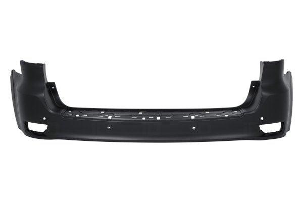 Bumper Rear Jeep Grand Cherokee 2017-2021 Primed With 4 Park Assist/2Advanced Park Holes/Blind Spot Summit/High Altitude Model , CH1100A40