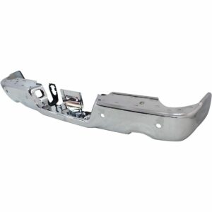 Bumper Face Bar Rear Dodge Ram 1500 2011-2018 With Sensor With Dual Exhaust Chrome Finish Capa , CH1102365C