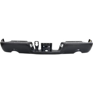 Bumper Rear Assembly Dodge Ram 1500 2009-2010 Black Ptm Without Sensor For 1500 Without Dual Exhaust , Ch1102372 - Hunt Parts