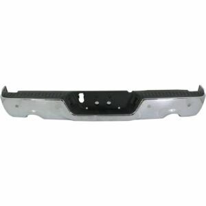Bumper Rear Assembly Dodge Ram 1500 2009-2010 Chrome With Sensor For 1500 With Dual Exhaust Exclude Rebel , Ch1103119 - Hunt Parts