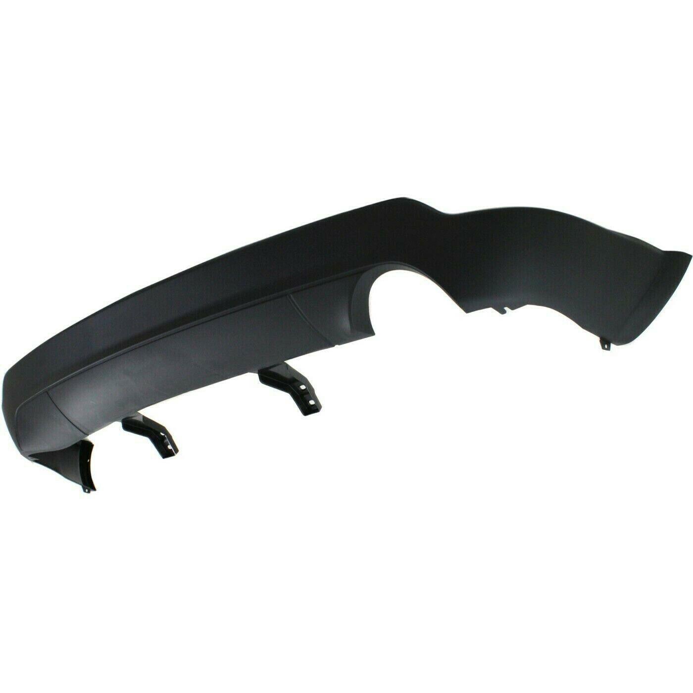 Bumper Lower Rear Jeep Grand Cherokee 2011-2021 3.6L 1 Exhaust Hole Without Tow Textured , CH1195101