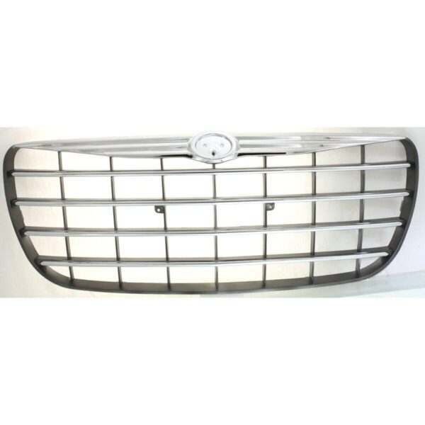 Grille Chrysler Sebring Convertible 2004-2006 Chrome/Black , CH1200286 - Image 4