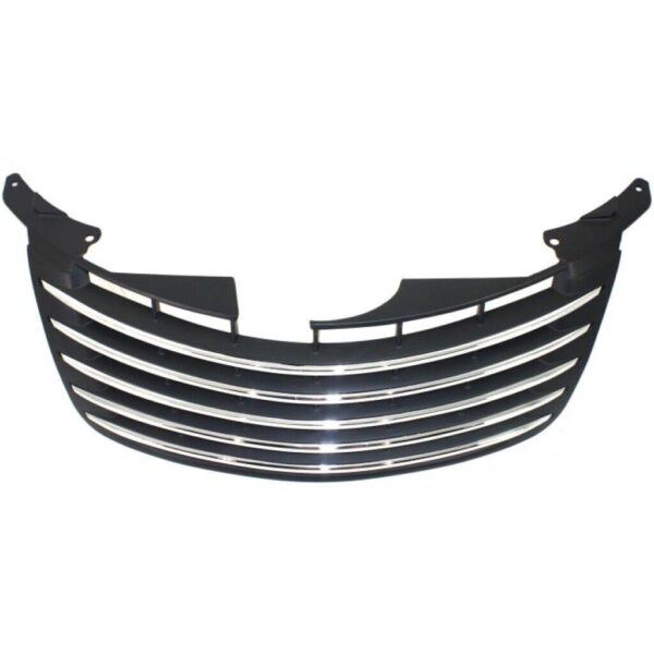 Grille Chrysler Pt Cruiser 2006-2010 Primed-Black With Chrome Mldg , CH1200292 - Image 2