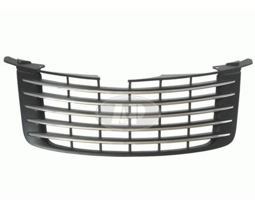 Grille Chrysler Pt Cruiser 2006-2010 Primed-Black With Chrome Mldg , CH1200292
