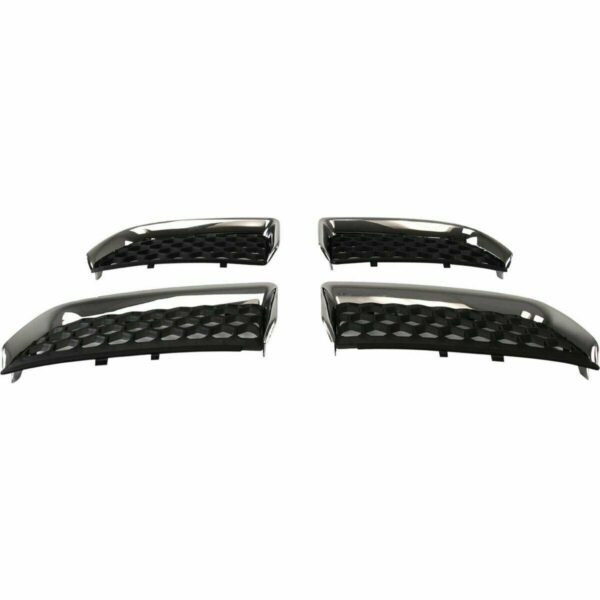 Grille Dodge Stratus Sedan 2004-2006 Matte-Black With Chrome Mldg 4 Pcs Design , CH1200297 - Image 5