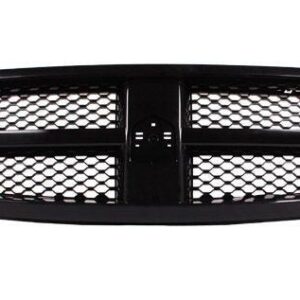 Grille Dodge Ram 1500 2009-2010 Matte-Black With Painted-Black Frame , CH1200327