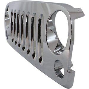Grille Jeep Wrangler 2007-2017 Chrome , CH1200328