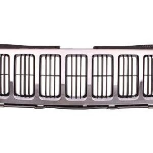 Grille Jeep Grand Cherokee 2011-2013 Gray With Chrome Moulding , CH1200341