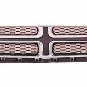 Grille Dodge Avenger 2011-2014 Matte-Dark Gray With Chrome Mldg , CH1200348