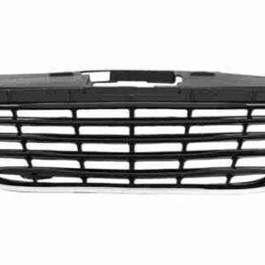 Grille Chrysler 200 Convertible 2011-2014 Chrome Frame With Black Slats , CH1200352