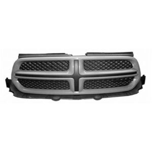 Grille Dodge Durango 2011-2013 Matte Dark Gray With Gray Mldg Ptm , CH1200359