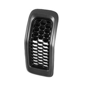 Grille Jeep Cherokee 2014-2018 Matte Black With Painted Silver Molding 7 Pieces Set , CH1200374