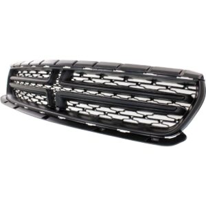 Grille Dodge Charger 2015-2021 Flat Black Crosshairs And Moulding Exclude Scat Pack/Srt/Hellcat Model , CH1200387