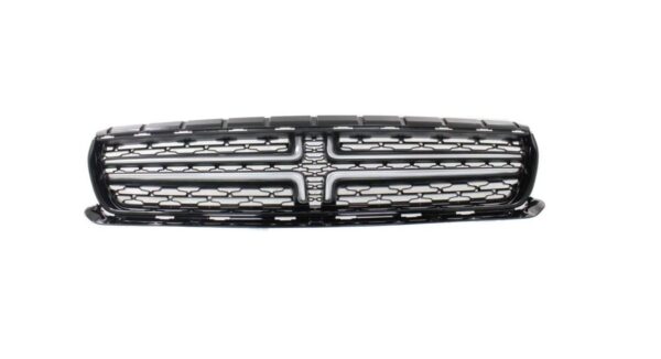 Grille Dodge Charger 2015-2021 Chrome Crosshair With Ptd Black Mesh Exclude Scat Pack/Srt/Hellcat , CH1200391 - Image 2