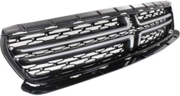 Grille Dodge Charger 2015-2021 Chrome Crosshair With Ptd Black Mesh Exclude Scat Pack/Srt/Hellcat , CH1200391 - Image 4
