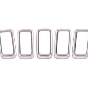 Grille Moulding Jeep Compass 2011-2017 7 Pieces Set Chrome , CH1210111