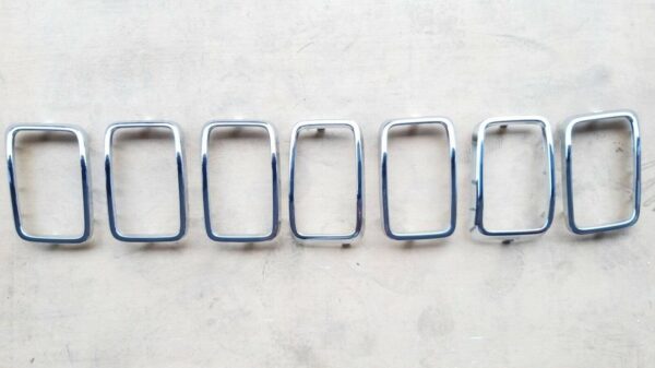 Grille Trim Jeep Grand Cherokee 2017-2021 Ring Set Chrome 7-Pc Exclude Srt/Trackhawk , CH1210125 - Image 2