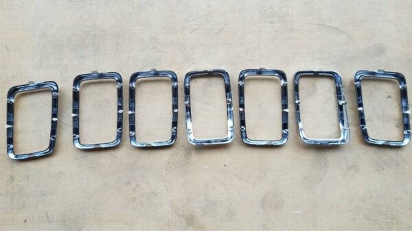 Grille Trim Jeep Grand Cherokee 2017-2021 Ring Set Chrome 7-Pc Exclude Srt/Trackhawk , CH1210125 - Image 4