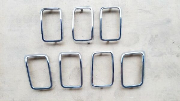 Grille Trim Jeep Grand Cherokee 2017-2021 Ring Set Chrome 7-Pc Exclude Srt/Trackhawk , CH1210125 - Image 5