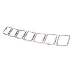 Grille Trim Jeep Compass 2017-2021 Ring Set Chrome 7-Pc , CH1210127