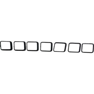 Grille Trim Jeep Grand Cherokee 2017-2021 Ring Set Ptd Black 7-Pc For Srt/Trackhawk , CH1211100
