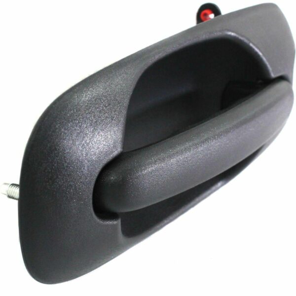 Door Handle Front Outer Driver Side Chrysler Voyager 2001-2003 With Key Hole Textured Black , CH1310123 - Image 3
