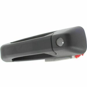 Door Handle Front Outer Passenger Side Dodge Ram 1500 2009-2010 Black Textured With Keyhole , CH1311164