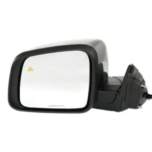 Mirror Driver Side Jeep Grand Cherokee 2011-2021 Heated With Memory/Signal/Blind Spot Without Dimming Glass Chrome , CH1320359