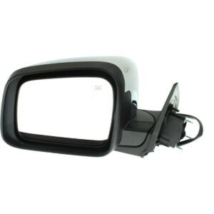 Mirror Driver Side Dodge Durango 2014-2021 Power Heated Without Signal/ Blind Spot Chrome , CH1320388