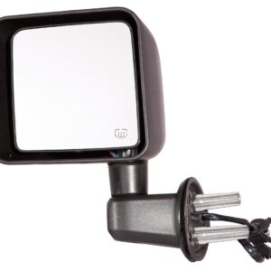 Mirror Driver Side Jeep Wrangler 2015-2017 Power Heated Non Foldable Texture Black , CH1320390