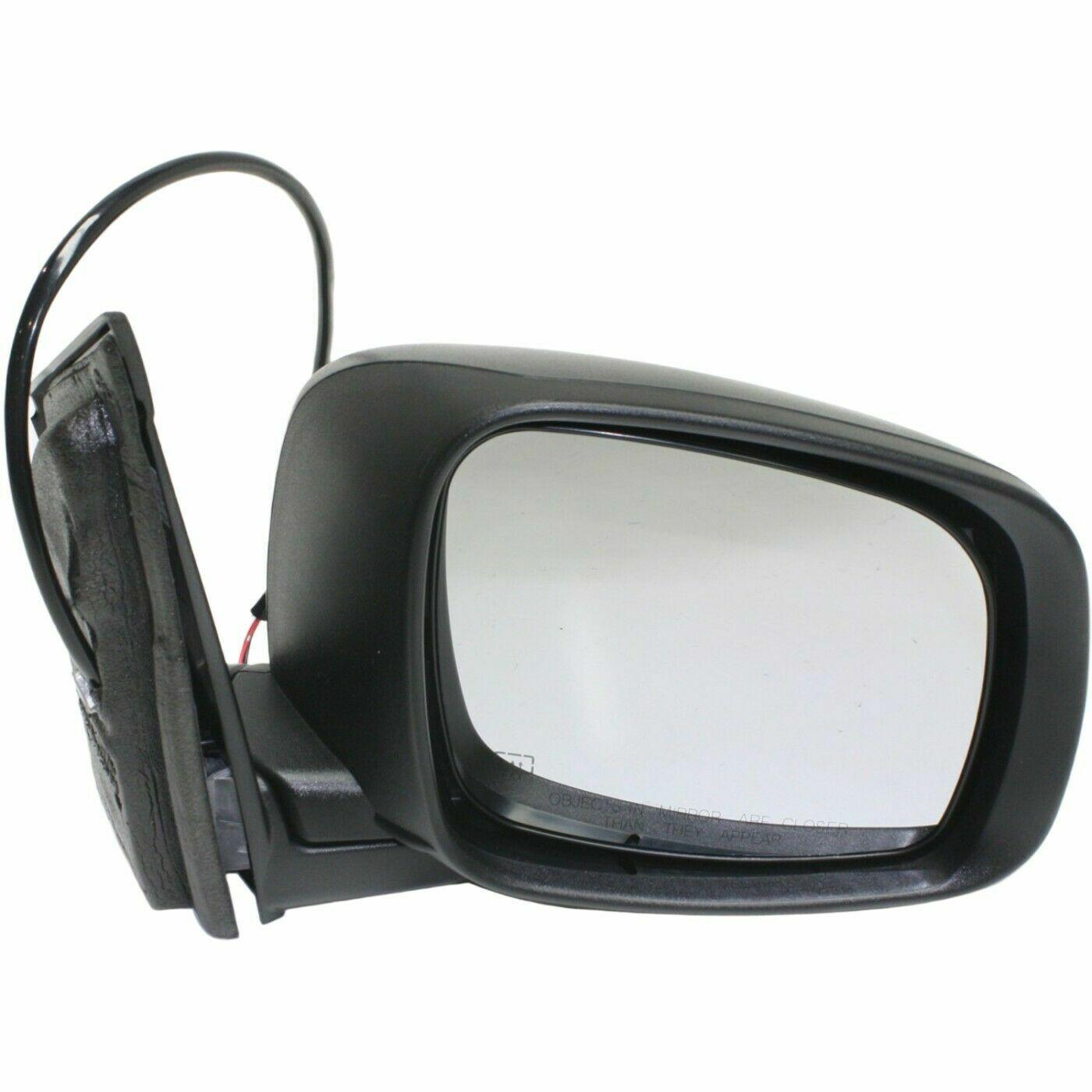 Mirror Passenger Side Dodge Caravan 2008-2020 Power Heated Textured With White 6 Hole/5 Pin Connector , CH1321370