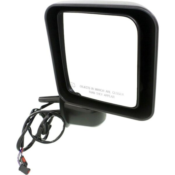 Mirror Passenger Side Jeep Wrangler 2018 Power Heated Non Foldable Textured Black , CH1321390 - Image 2