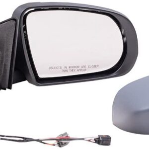 2017-2022 Jeep Compass Mirror Passenger Side Power Ptm Htd , CH1321484