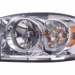 Head Lamp Driver Side Dodge Ram 1500 2007-2008 Without Lower Amber High Quality , CH2502180