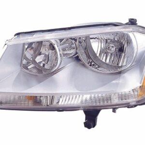 Head Lamp Driver Side Dodge Avenger 2008-2014 Chrome Housing High Quality , CH2502182