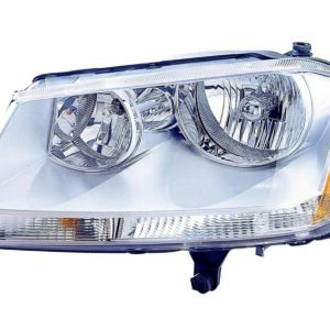 Head Lamp Driver Side Dodge Avenger 2008-2014 Chrome Housing Capa , Ch2502182C - Hunt Parts