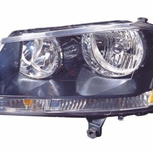 Head Lamp Driver Side Dodge Avenger 2009-2014 Rt Model (Black Bezel) High Quality , CH2502194