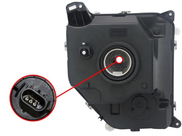 Head Lamp Driver Side Jeep Liberty 2008-2009 Without Fog High Quality , CH2502221 - Image 5