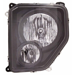 Head Lamp Driver Side Jeep Liberty 2010-2012 Halogen Black Bezel Capa , Ch2502227C - Hunt Parts